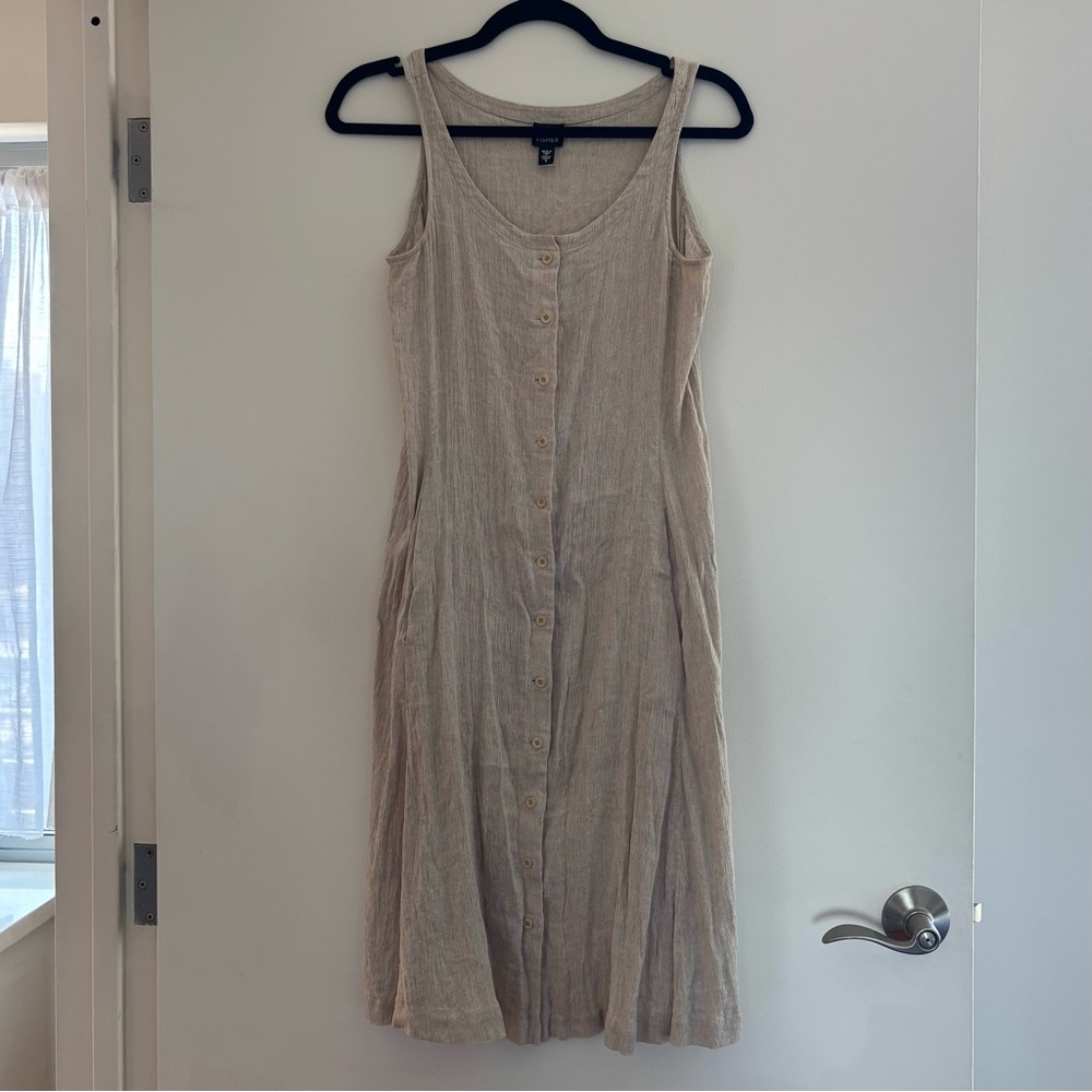 Eileen Fisher Linen Dress, Beige
